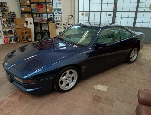 BMW 850i 1992 – leštění laku